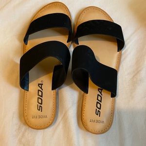 Wide fit sandals